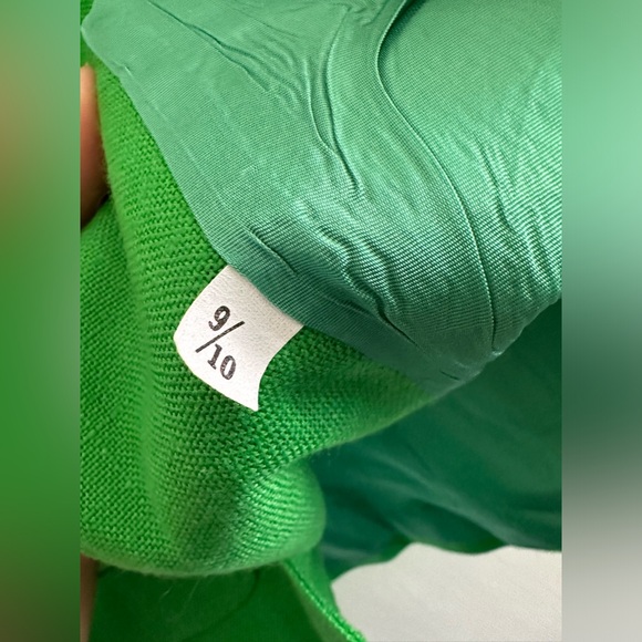 Oscar de la Renta Retro green linen blazer - Picture 5 of 7